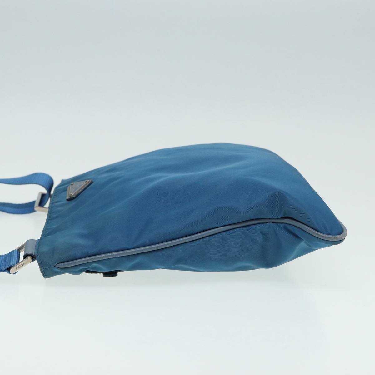 PRADA Shoulder Bag Nylon Blue Auth