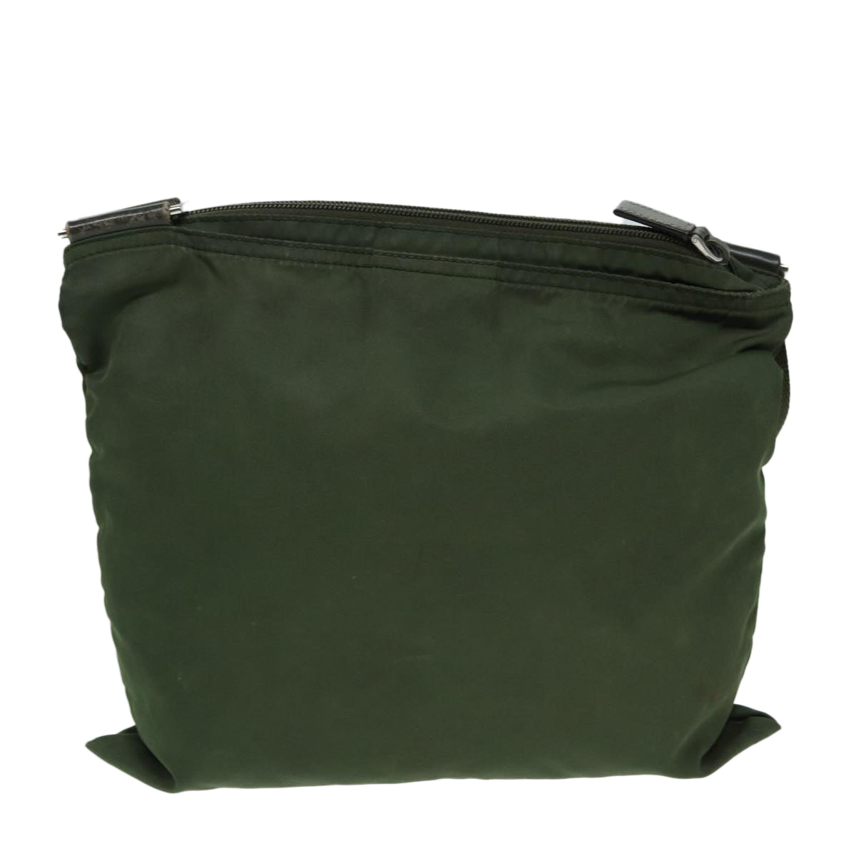 PRADA Shoulder Bag Nylon Khaki Auth