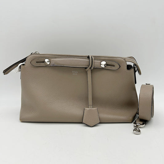 FENDI Vitello Dolce Medium By The Way Boston Bag Tortora LA3427