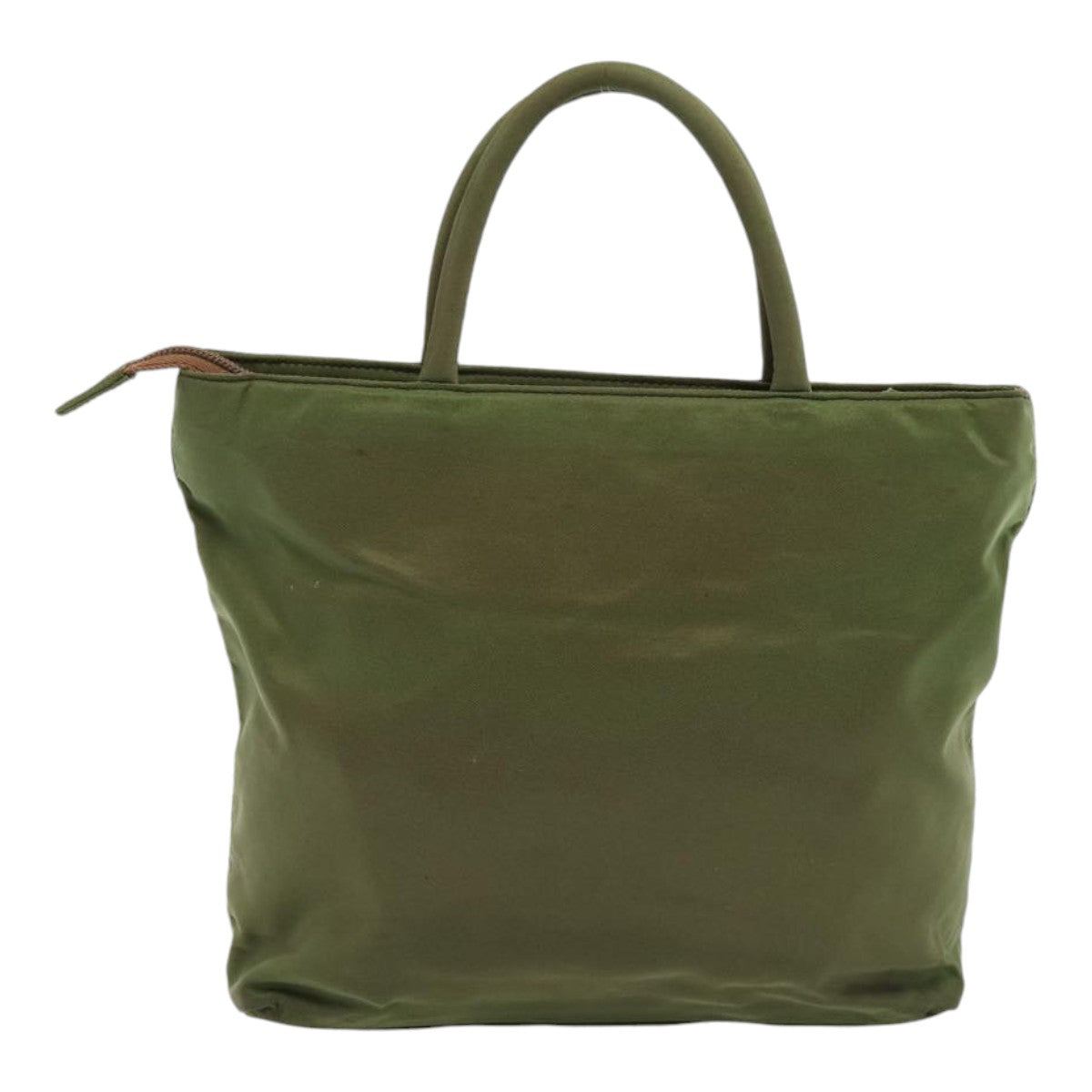 PRADA Hand Bag Nylon Khaki Auth