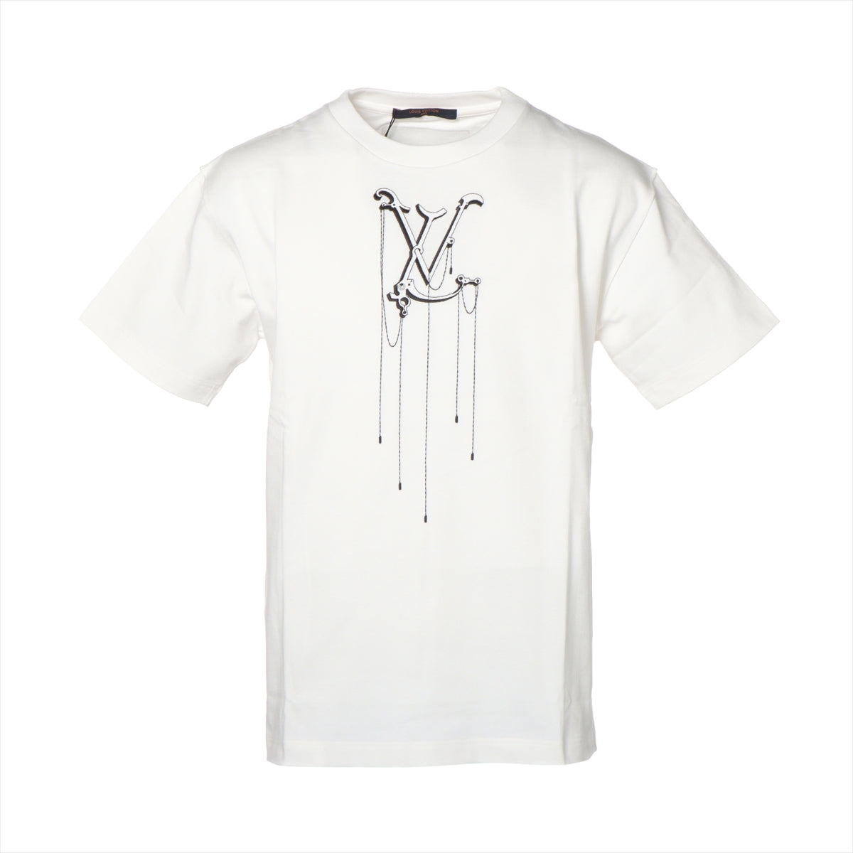 Louis Vuitton 20SS Cotton S Mens White LV Pendant Embroidery RM201M Out