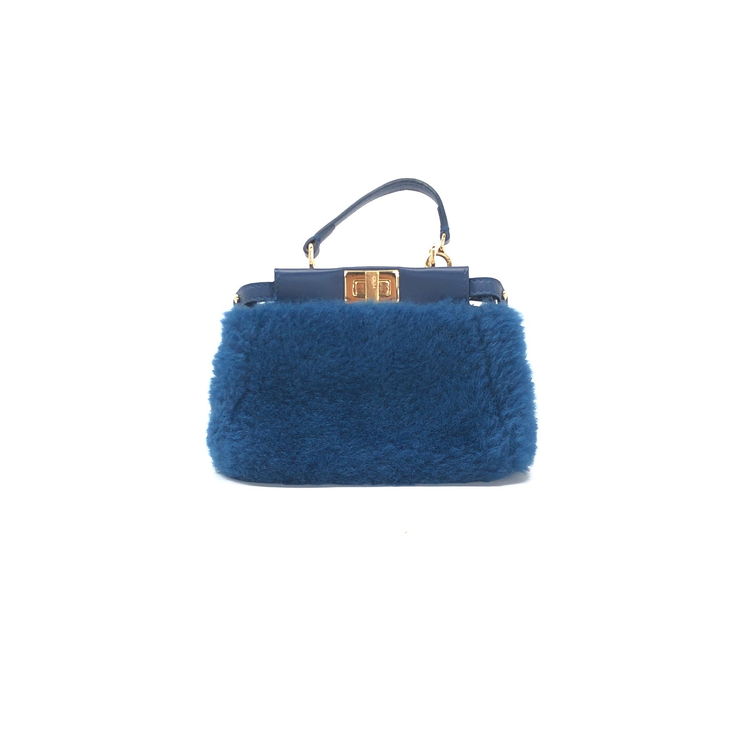 Fendi Fendi Strike Large Canvas Leather Backpack