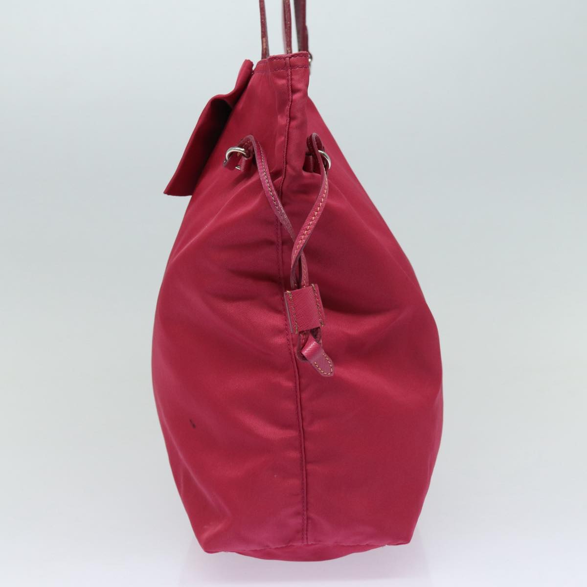 PRADA Tote Bag Nylon Pink Auth