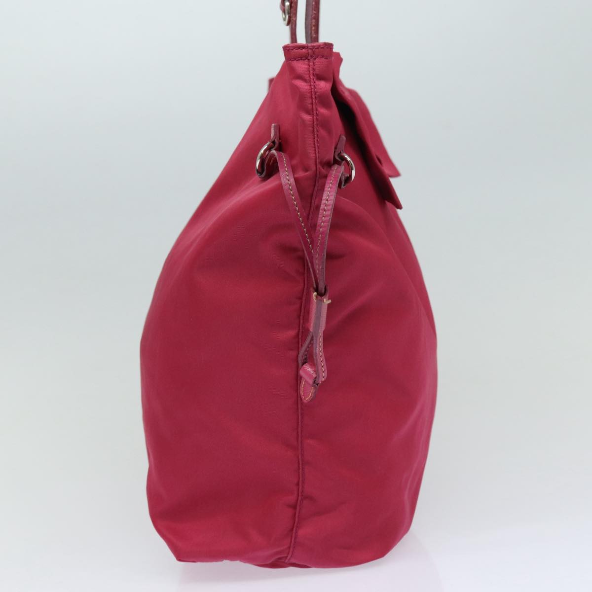 PRADA Tote Bag Nylon Pink Auth