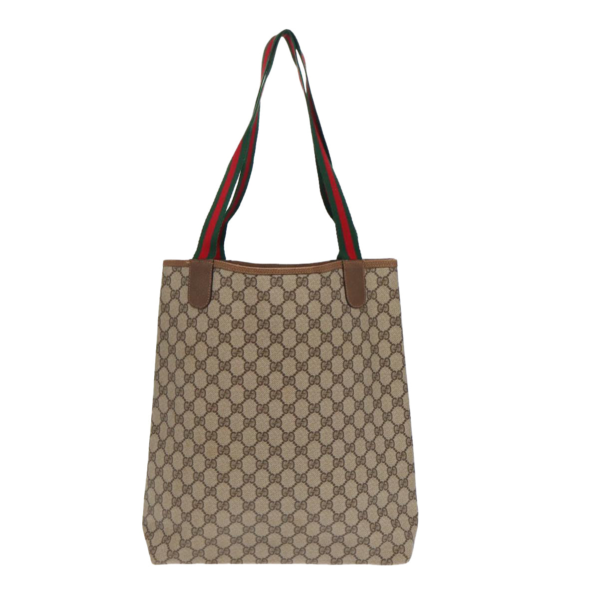 Gucci Leather Canvas Tote