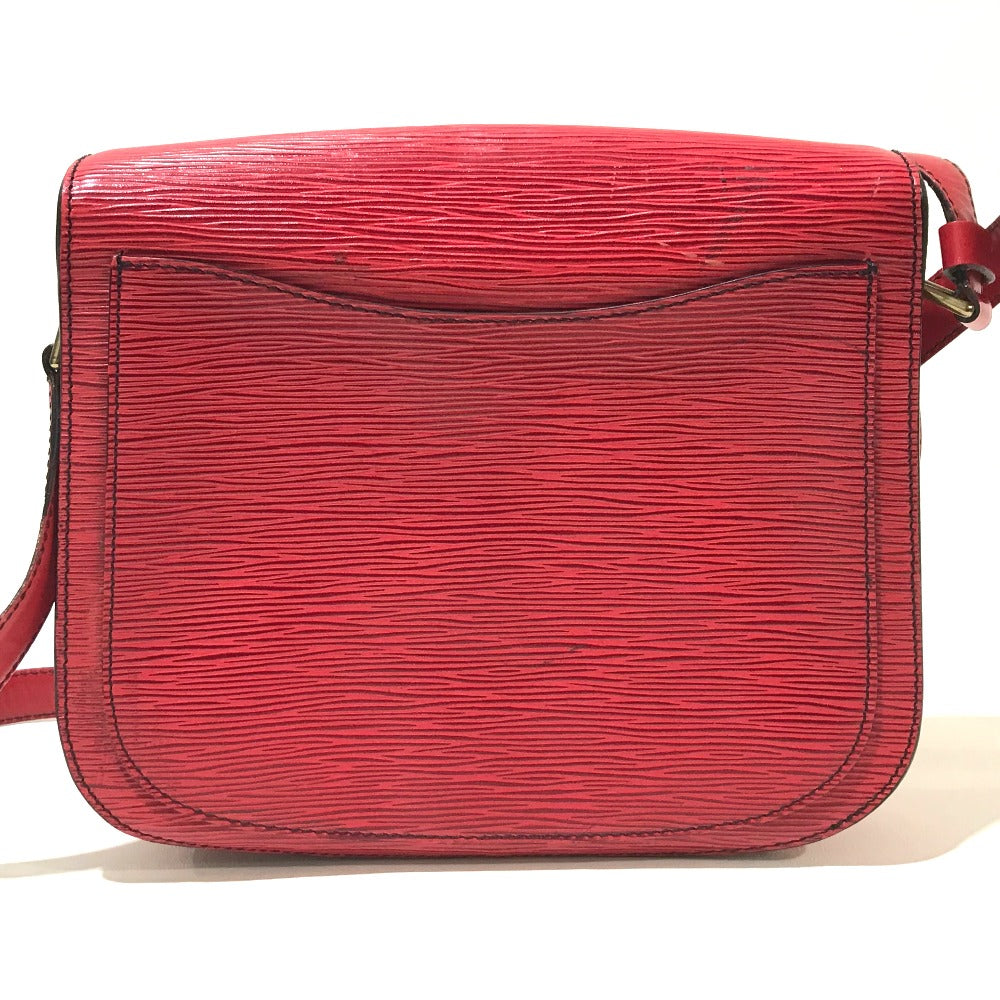 LOUIS VUITTON Shoulder Bag Epi Leather Red Epi Saint-Cloud Women