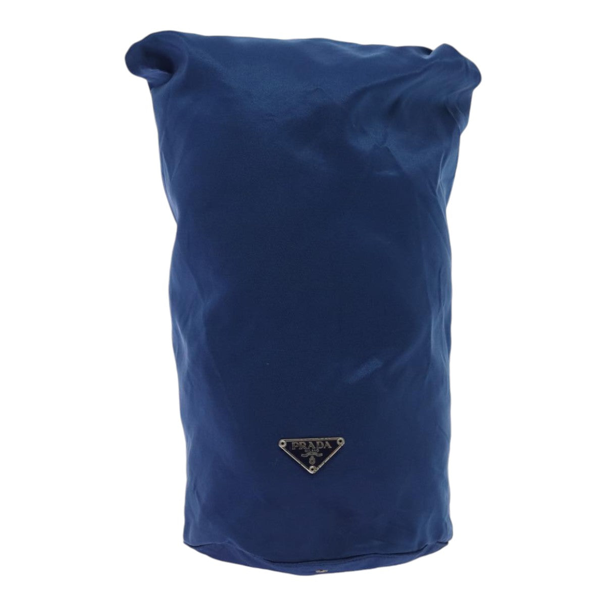 PRADA Shoulder Bag Nylon Blue Silver Auth