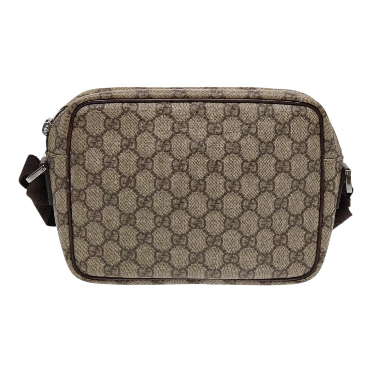 Gucci Leather Canvas Shoulder Bag