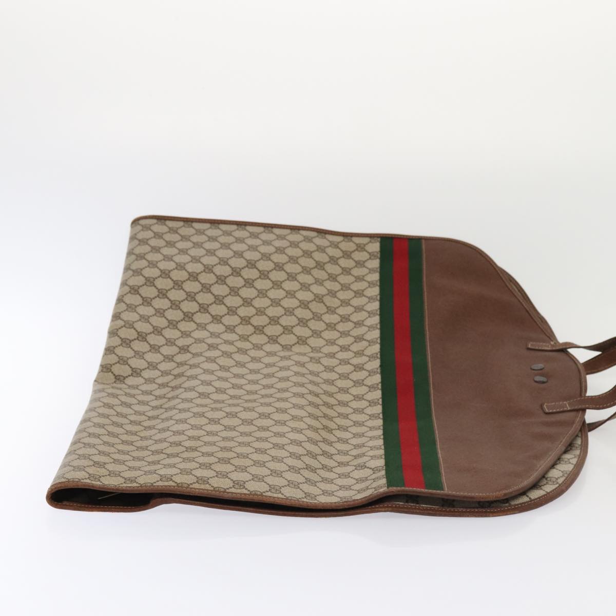 Gucci Leather Canvas Handbag