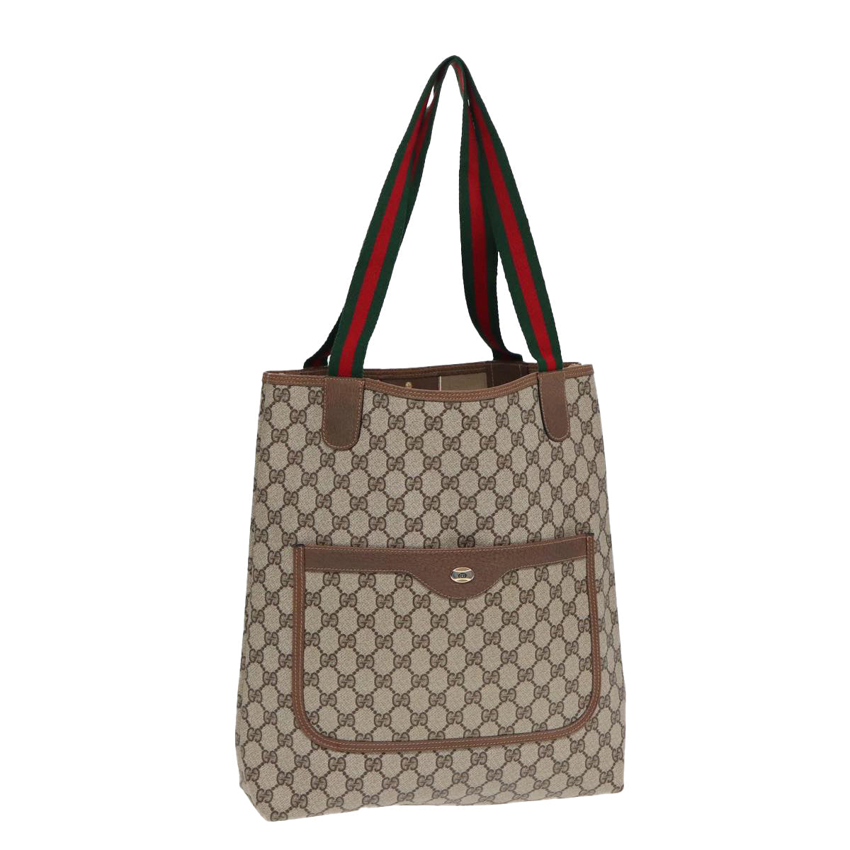 Gucci Leather Canvas Tote