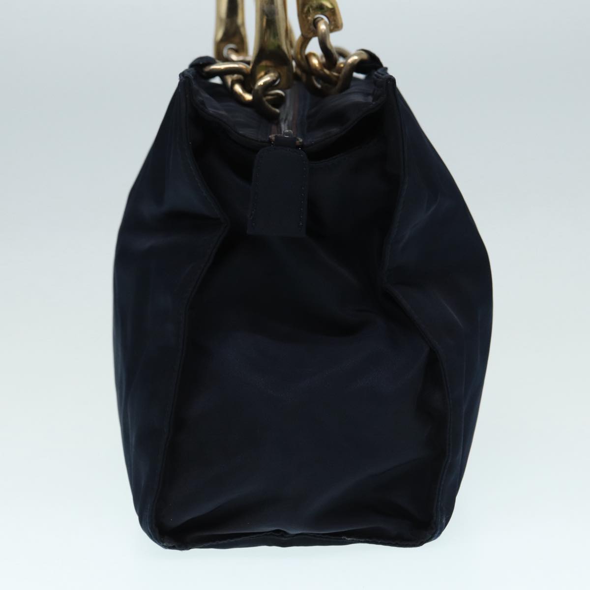 PRADA Hand Bag Nylon Navy Auth