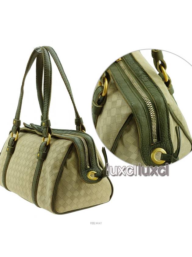 Luxury Bottega Veneta Canvas Mini Tote Bag