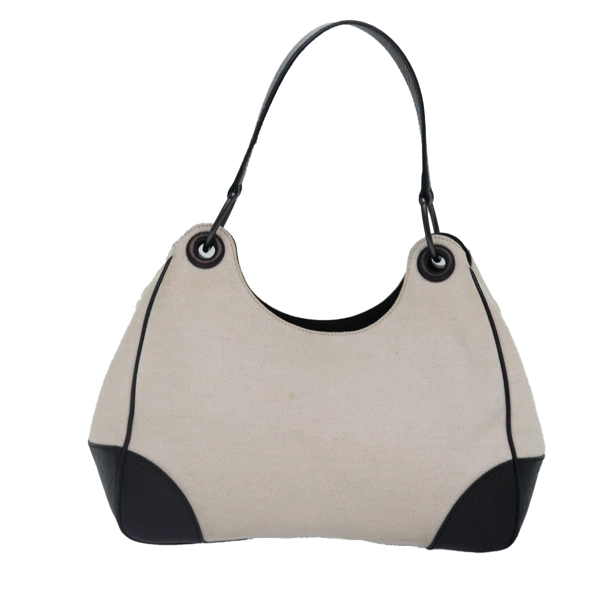 Gucci Leather Canvas Shoulder Bag