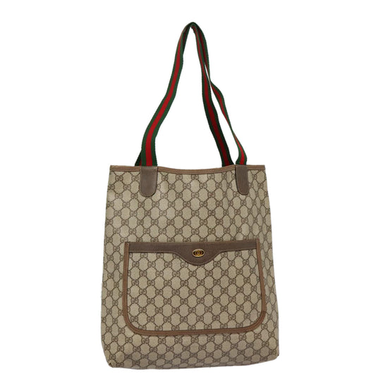 Gucci Leather Canvas Tote