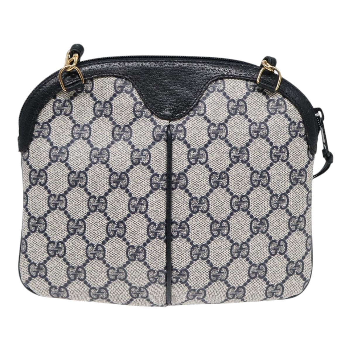 Gucci Leather Canvas Shoulder Bag