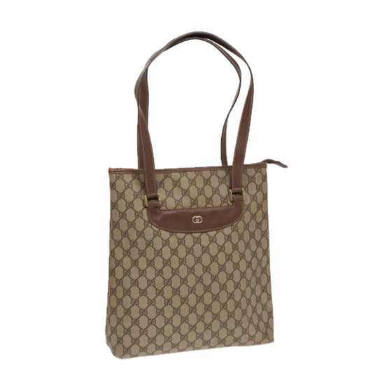 Gucci Leather Canvas Tote