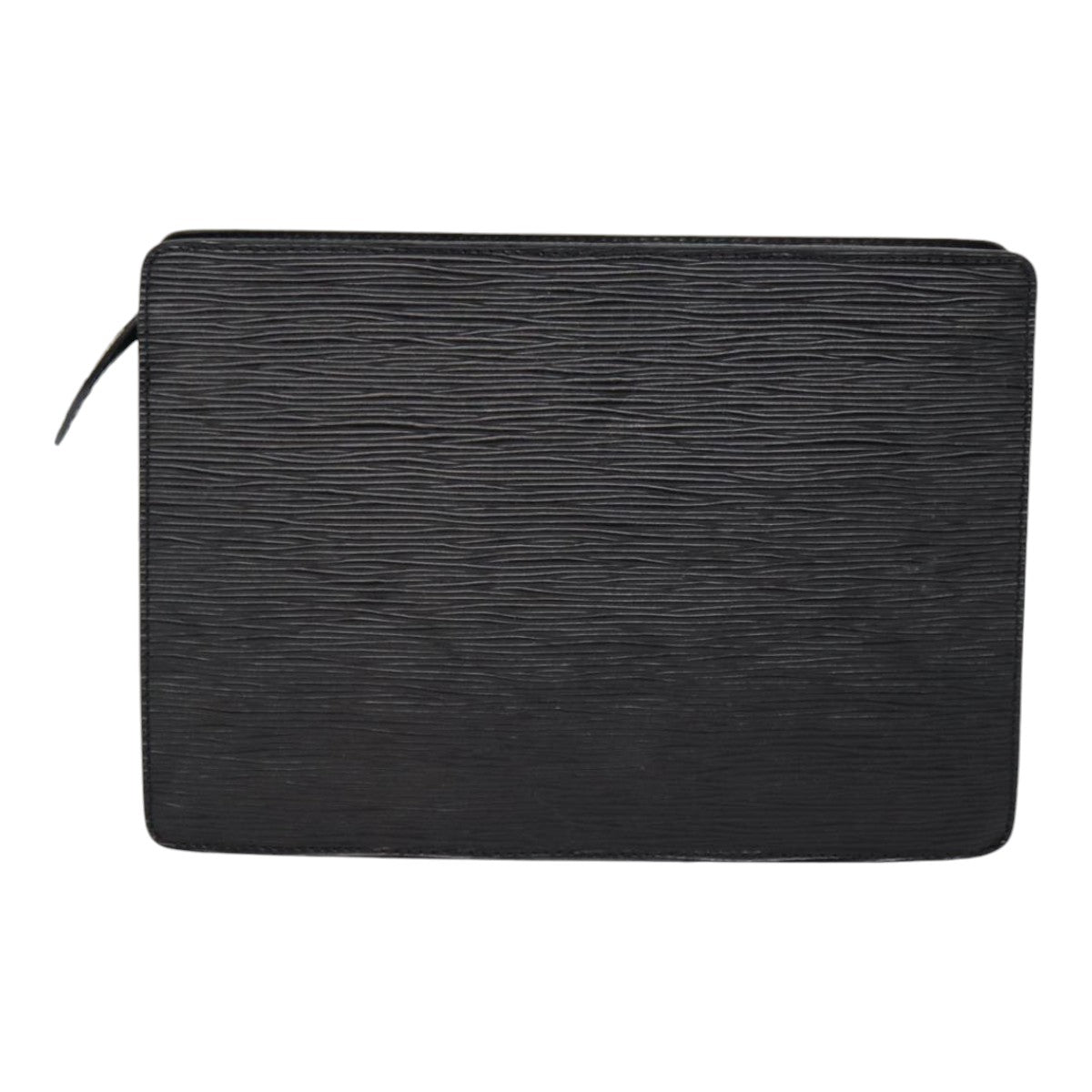 LOUIS VUITTON Epi Pochette Homme Clutch Bag Black Noir M52522 LV Auth 88507