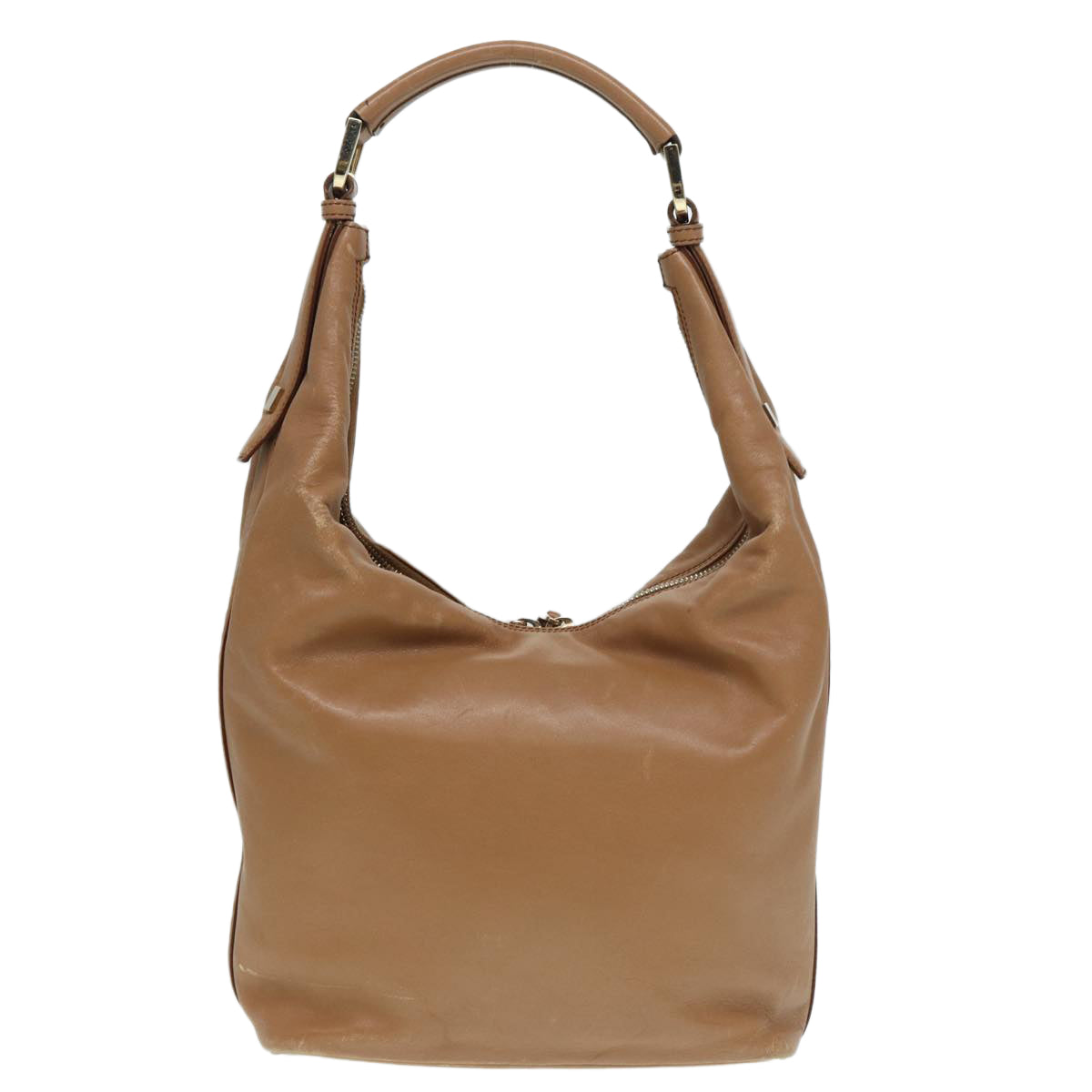 Gucci Leather Canvas Shoulder Bag