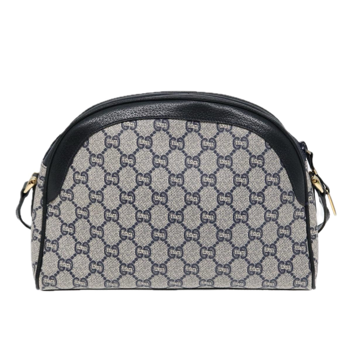 Gucci Leather Canvas Shoulder Bag