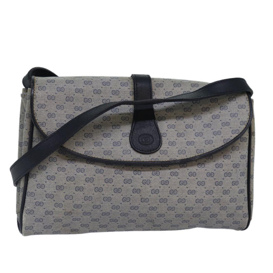 Gucci Leather Canvas Shoulder Bag