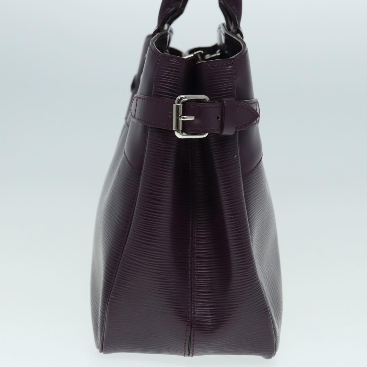 LOUIS VUITTON Epi Passy PM Hand Bag Purple Cassis M5926K LV Auth 88620