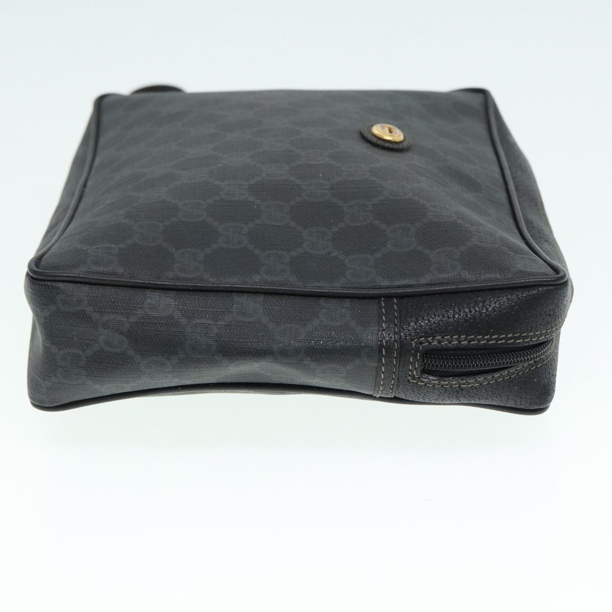 Gucci Leather Canvas Clutch