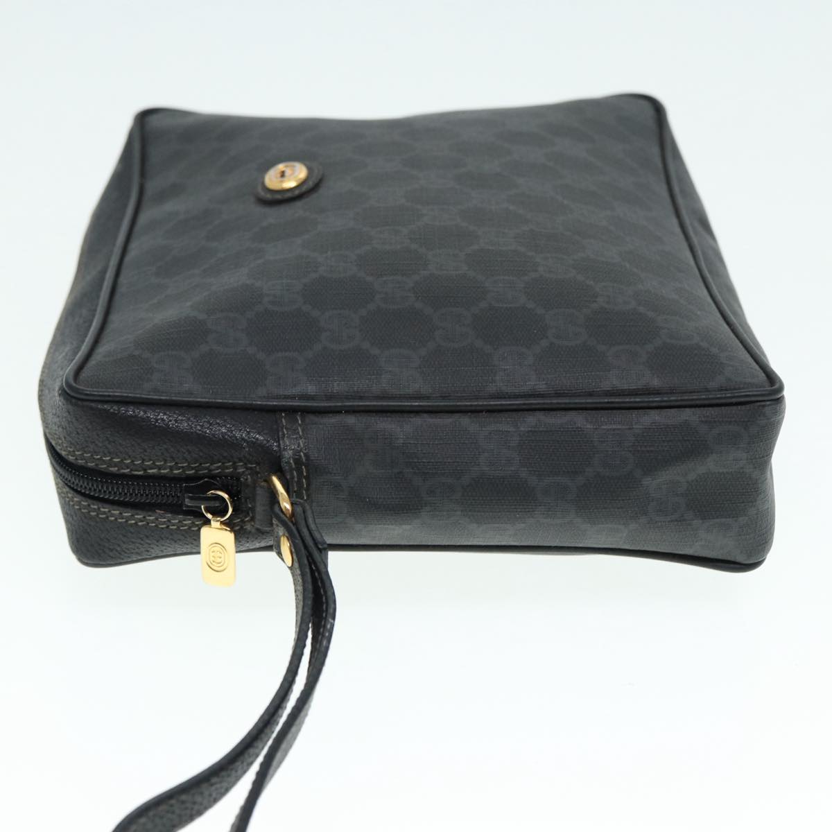 Gucci Leather Canvas Clutch