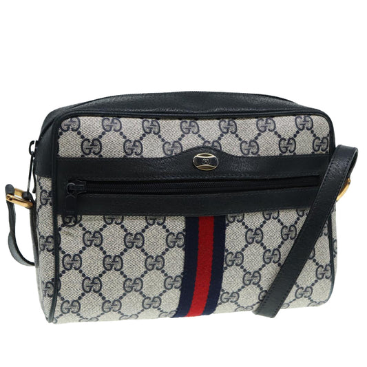 Gucci Leather Canvas Shoulder Bag