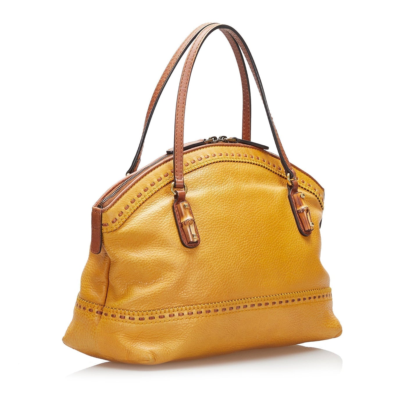 Gucci Leather Top Handle Handbag