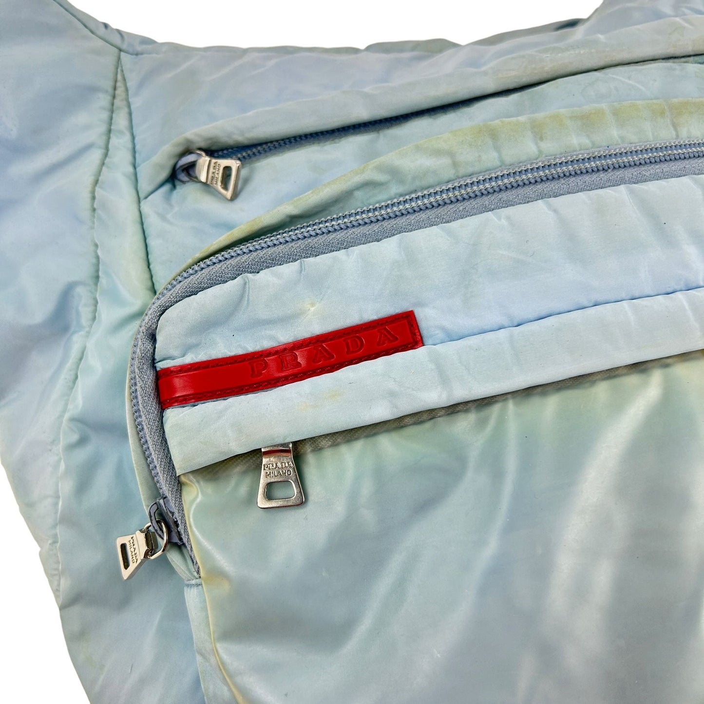 1999 Prada Transparent Pocket Cross Body Bag