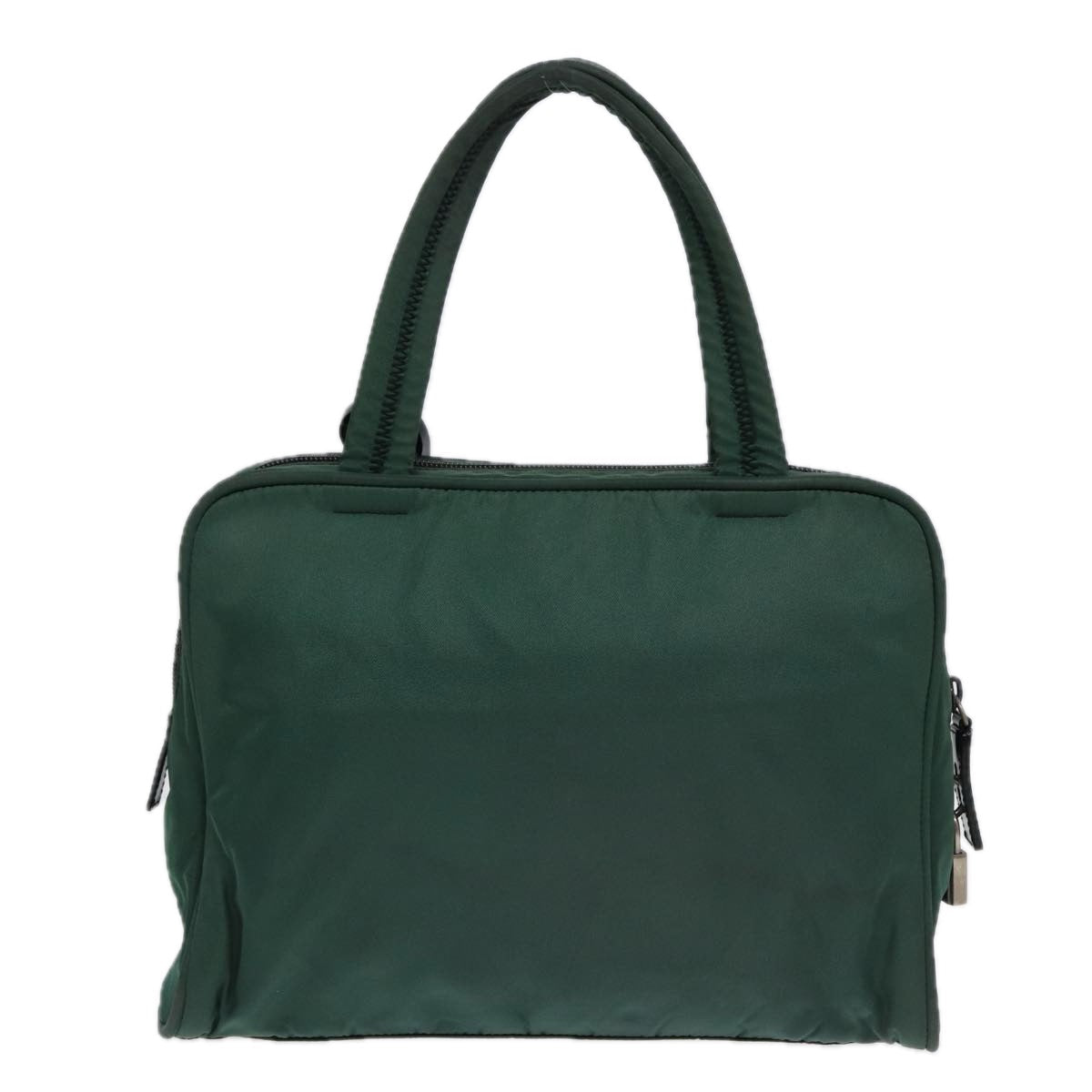PRADA Hand Bag Nylon Khaki Auth