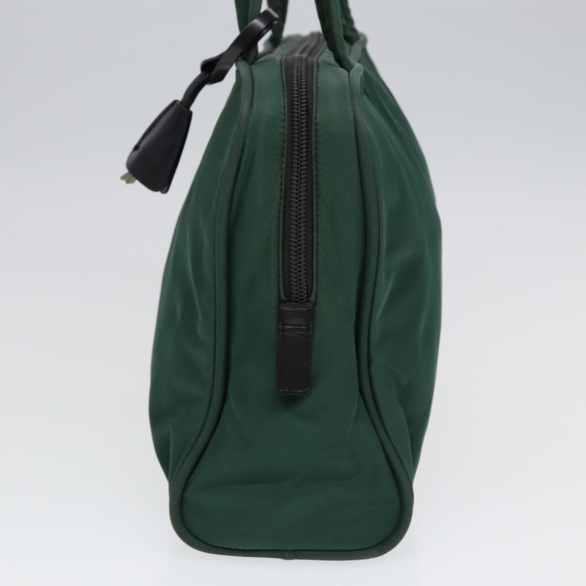 PRADA Hand Bag Nylon Khaki Auth