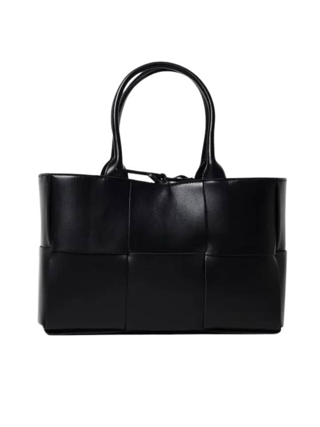 Luxury Bottega Veneta Arco Intrecciato Small Tote Bag Black