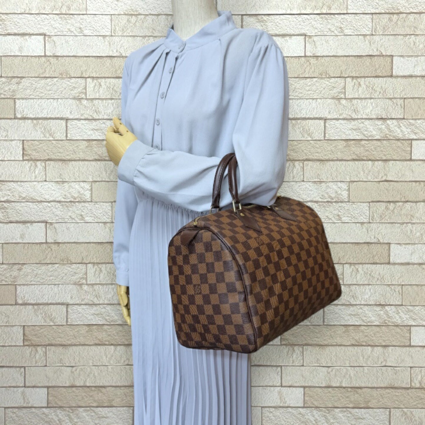 Louis Vuitton Damier Damier Canvas Handbag