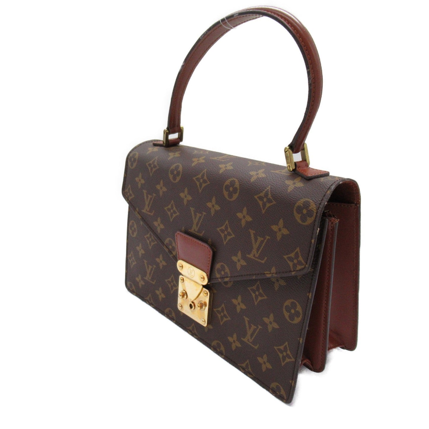 Louis Vuitton Concorde Handbag Handbag PVC Coated Canvas Monogram Brown M51190