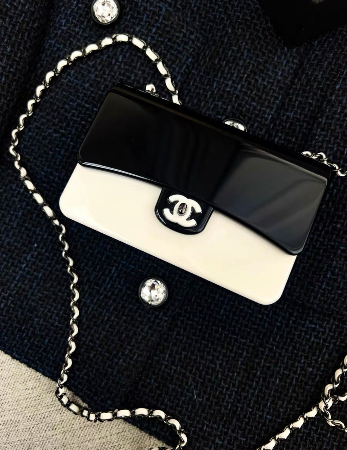 Chanel Colour-Block Flap Bag MinaudiÃ¨re