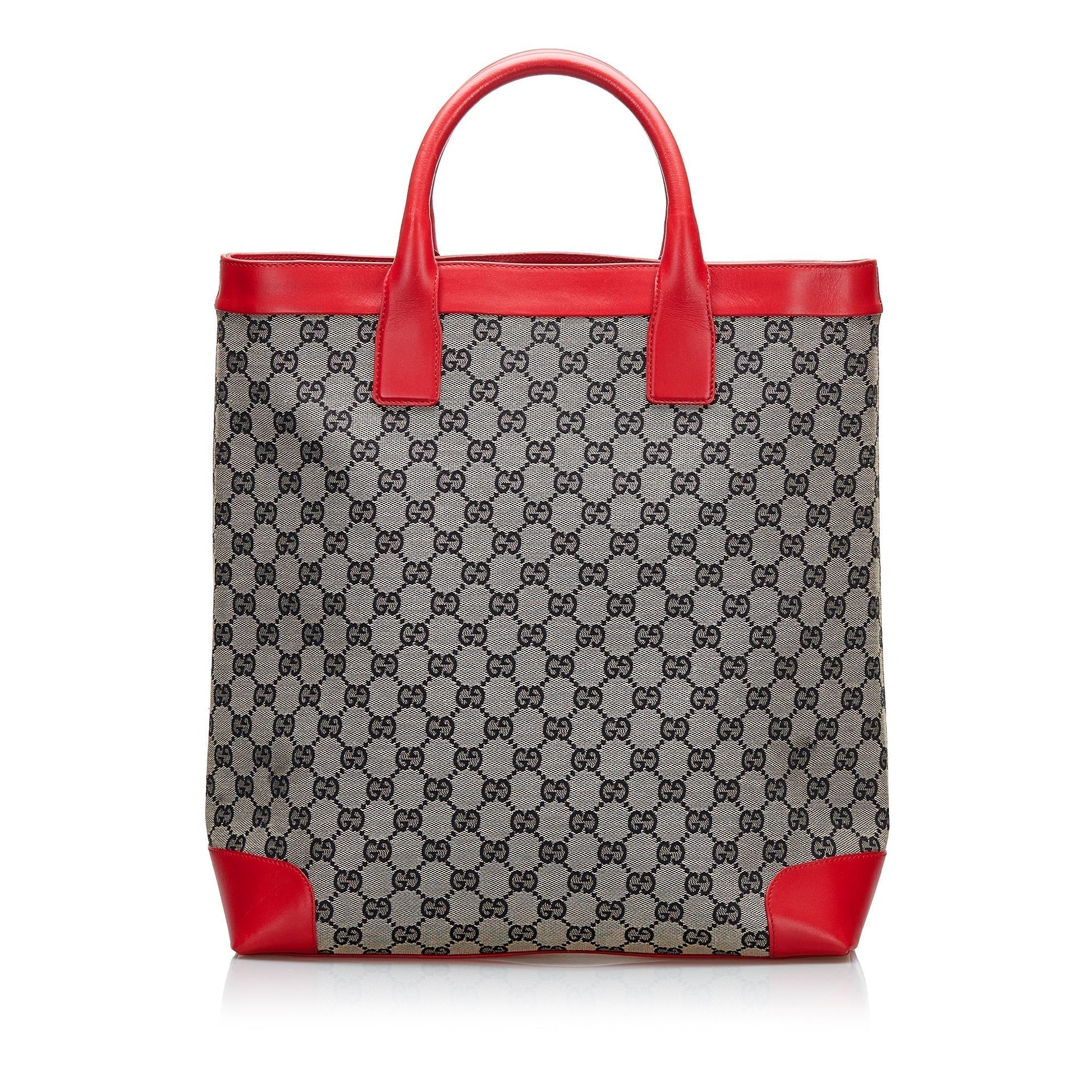 Gucci Leather Canvas Tote Style 39