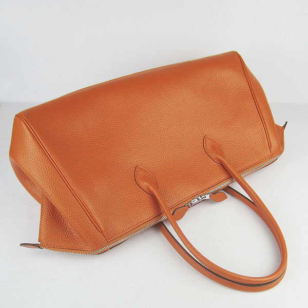 Luxury Hermes Paris Bombay Victoria Handbag orange