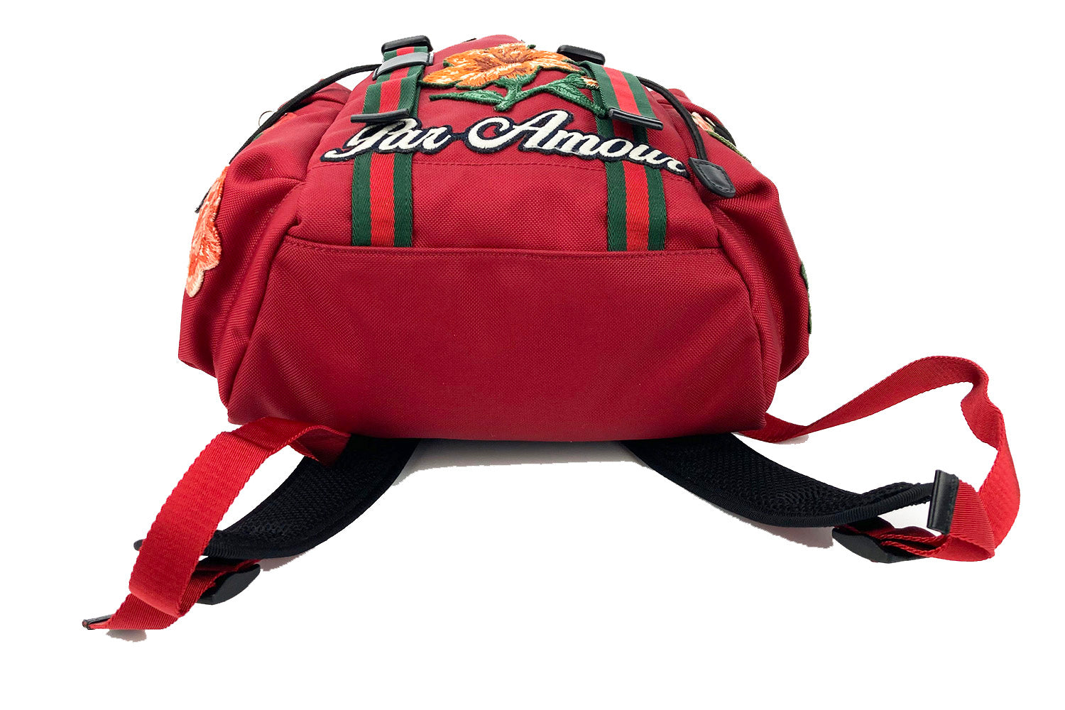 Gucci Canvas Nylon Shoulder Bag Style 1