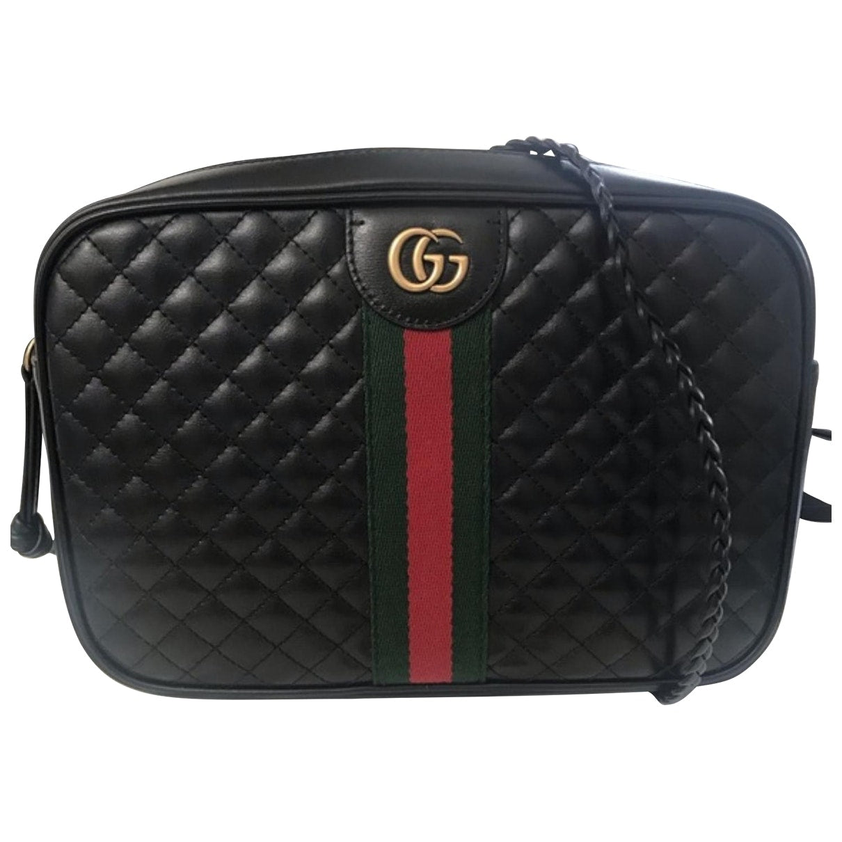 Gucci ophidia black leather handbag