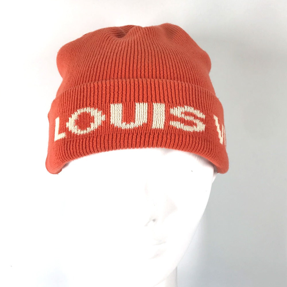 LOUIS VUITTON Knit hat Cotton, Cashmere Red LVCUP Louis Vuitton Cup Women