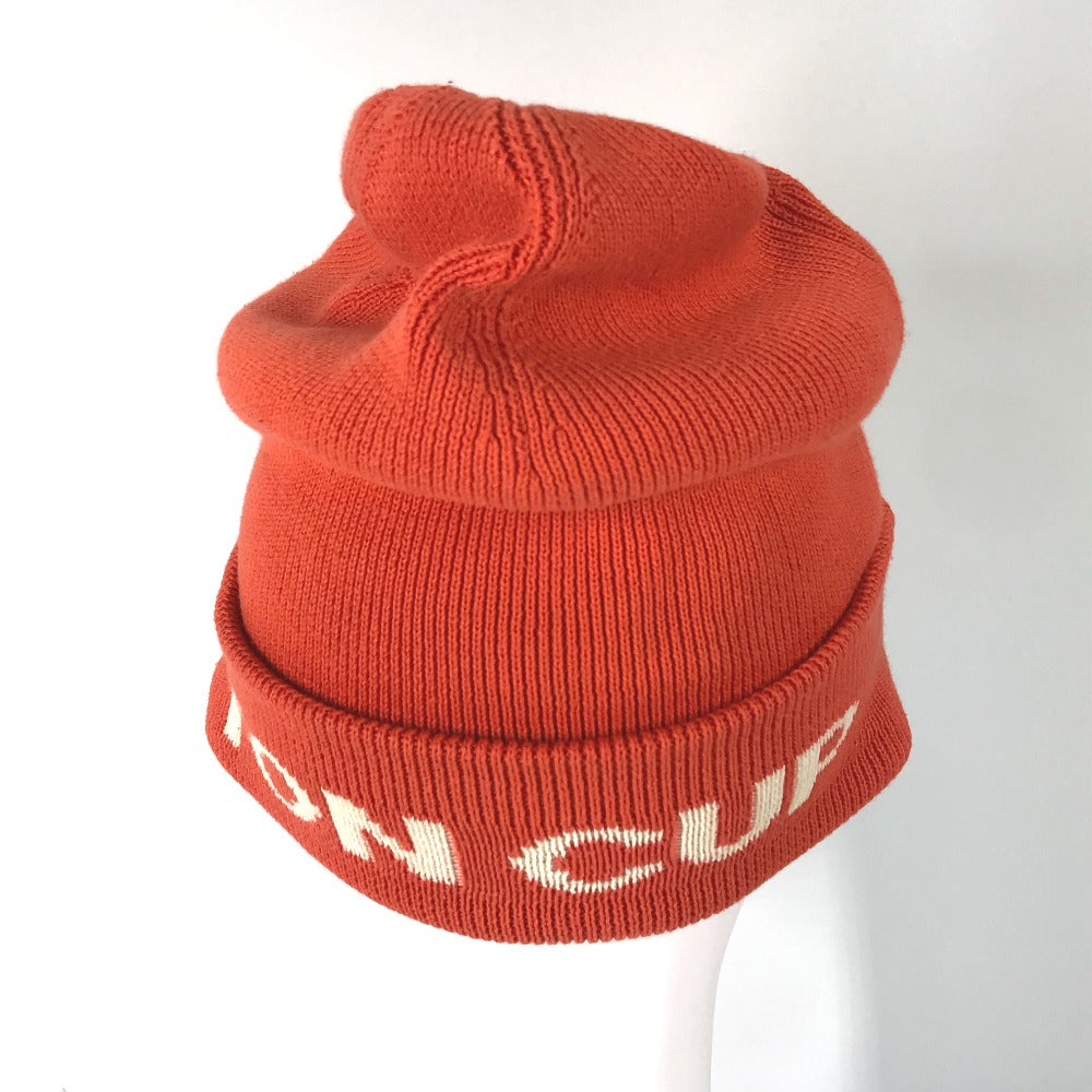 LOUIS VUITTON Knit hat Cotton, Cashmere Red LVCUP Louis Vuitton Cup Women