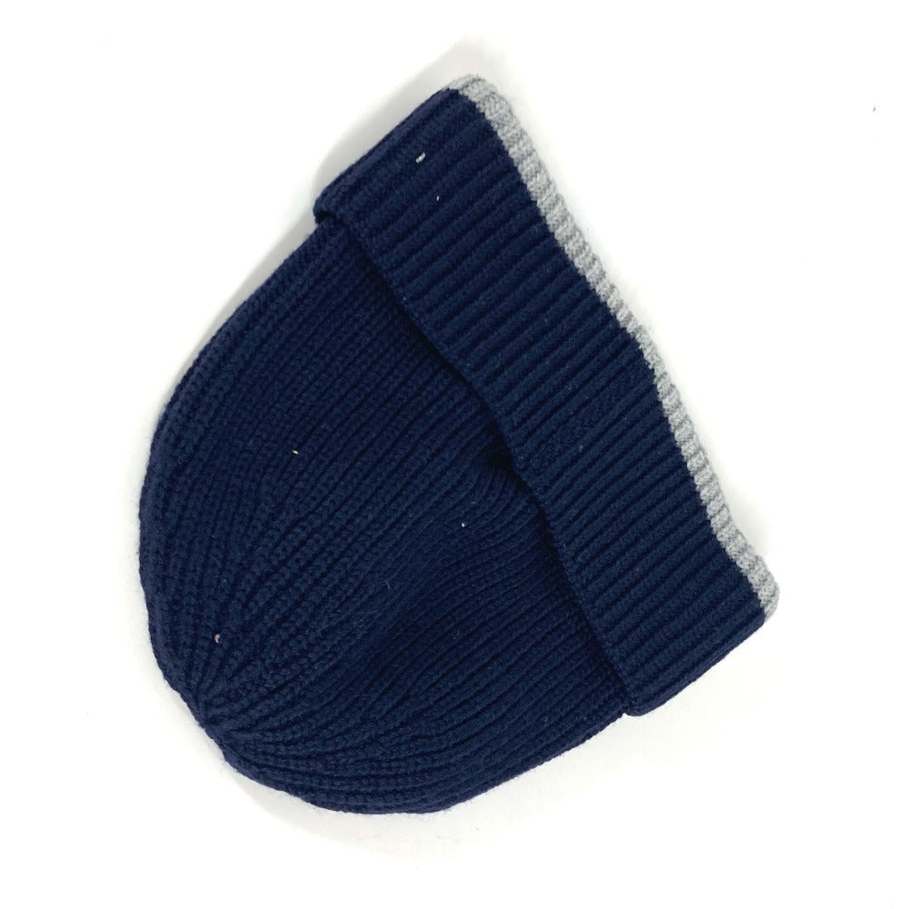 LOUIS VUITTON Knit hat wool Navy Bone Gravity