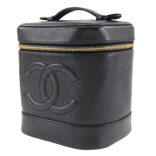 Chanel Chanel Vanity Handbag Caviar S 2002 French Handbag Vanity Vanity Ladies