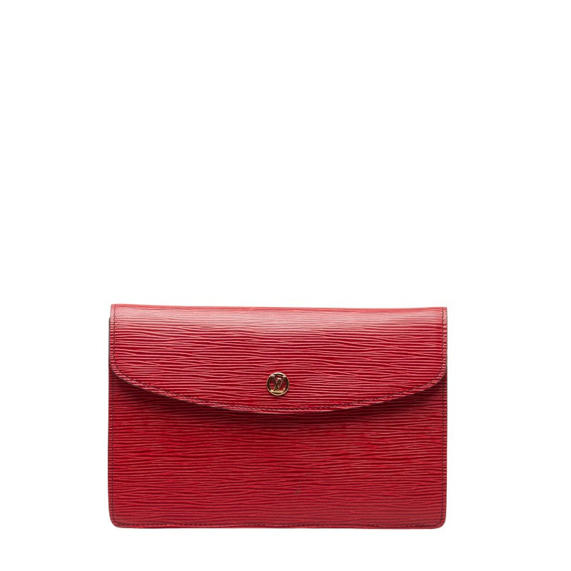 Louis Vuitton Epi Montaigne 27 Backpack Second Bag M52657 Castilian Red Leather Louis Vuitton