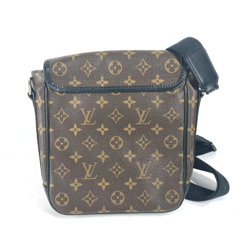 LOUIS VUITTON Shoulder Bag Monogram macacer canvas Brown Monogram macacer Bus PM unisex(Unisex)