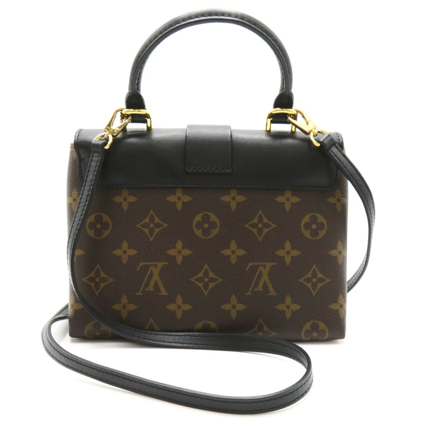 Louis Vuitton Coated Canvas Monogram Pvc Leather Shoulder Bag
