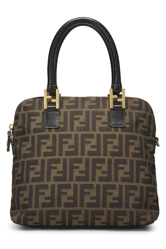 Fendi, Zucca Canvas Handbag, Black