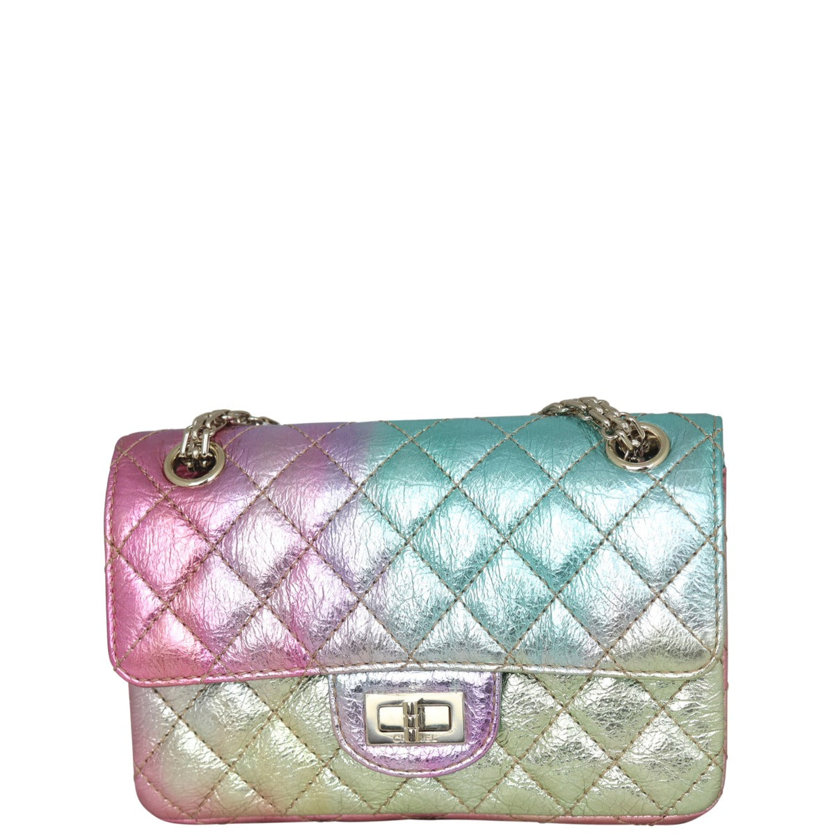 Chanel Rainbow Metallic Reissue Mini Flap Bag