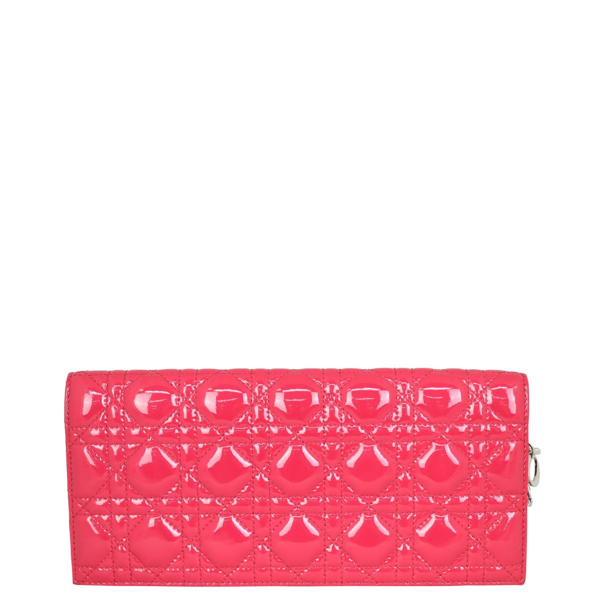 Dior Lady Dior Patent Cannage Chain Clutch